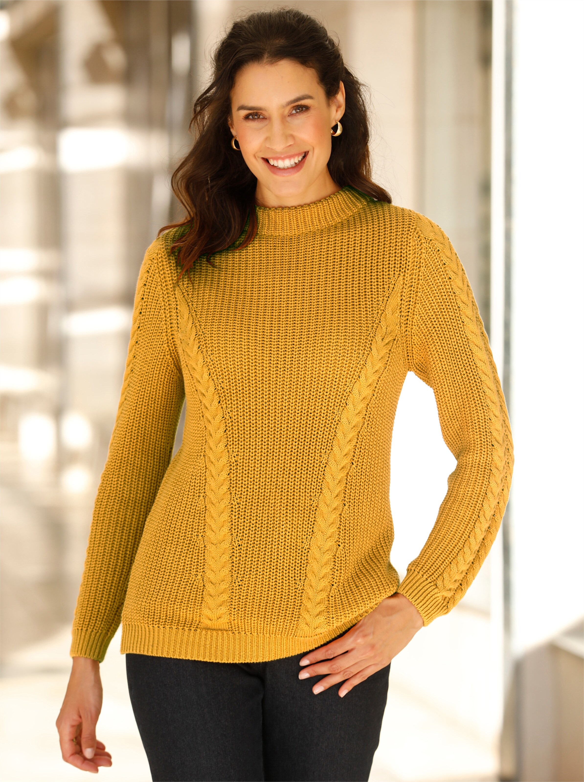 Pullover ocker damen Clearance
